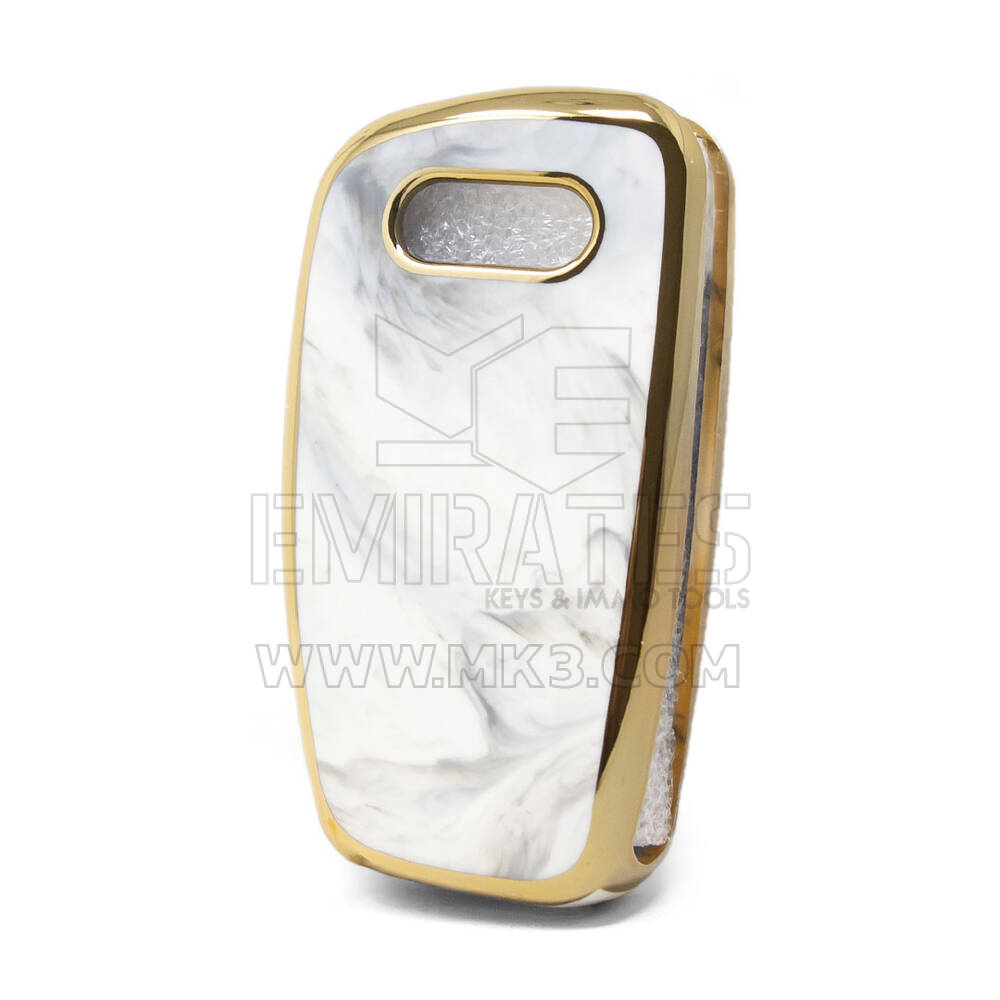 Cover in nano marmo per Audi Flip Key 3B Bianco Audi-C12J | MK3