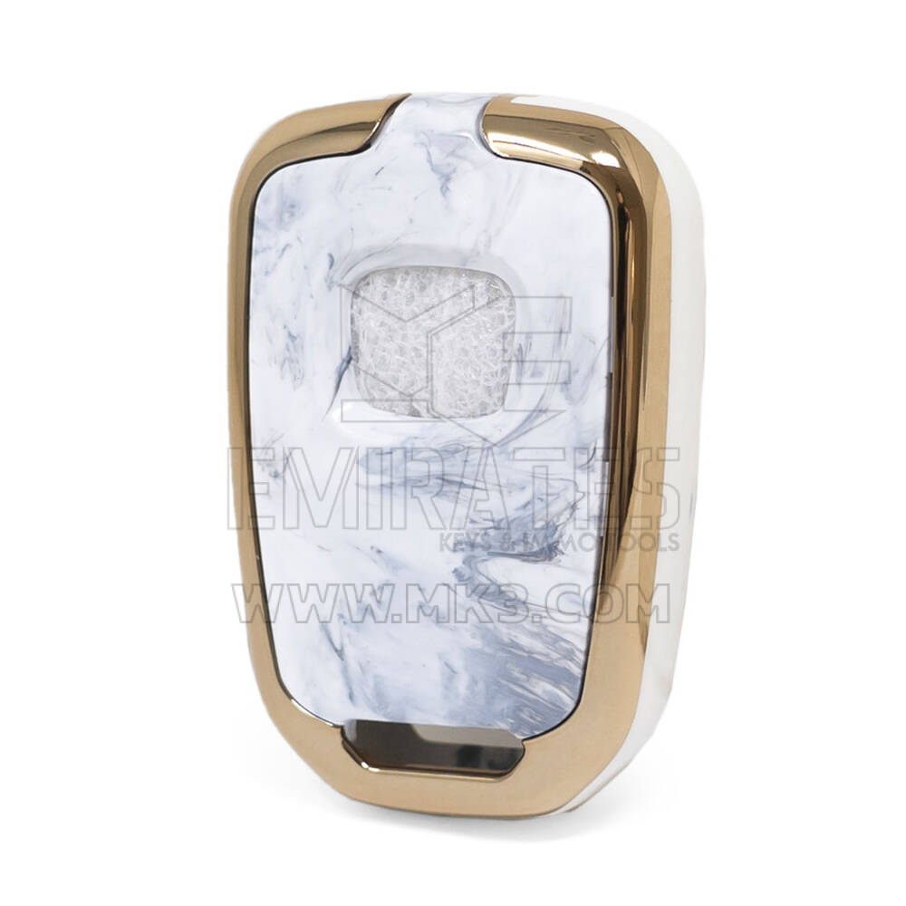Couvercle en marbre Nano pour clé télécommande Honda 4B blanc HD-D12J4 | MK3
