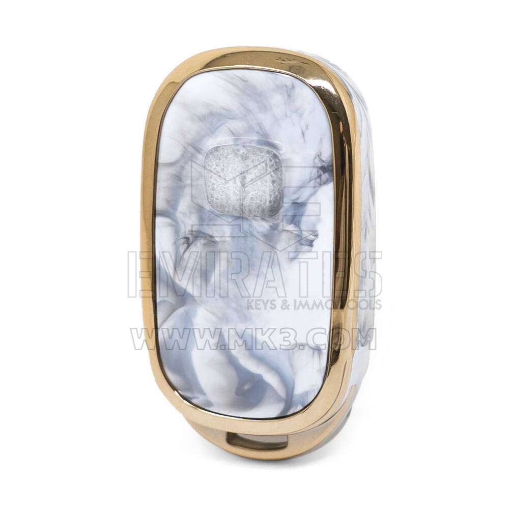 Couvercle en marbre Nano pour clé télécommande Honda 4B blanc HD-G12J | MK3