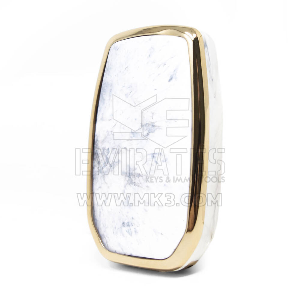 Capa de mármore nano para chave remota Toyota 3B branca TYT-A12J3 | MK3