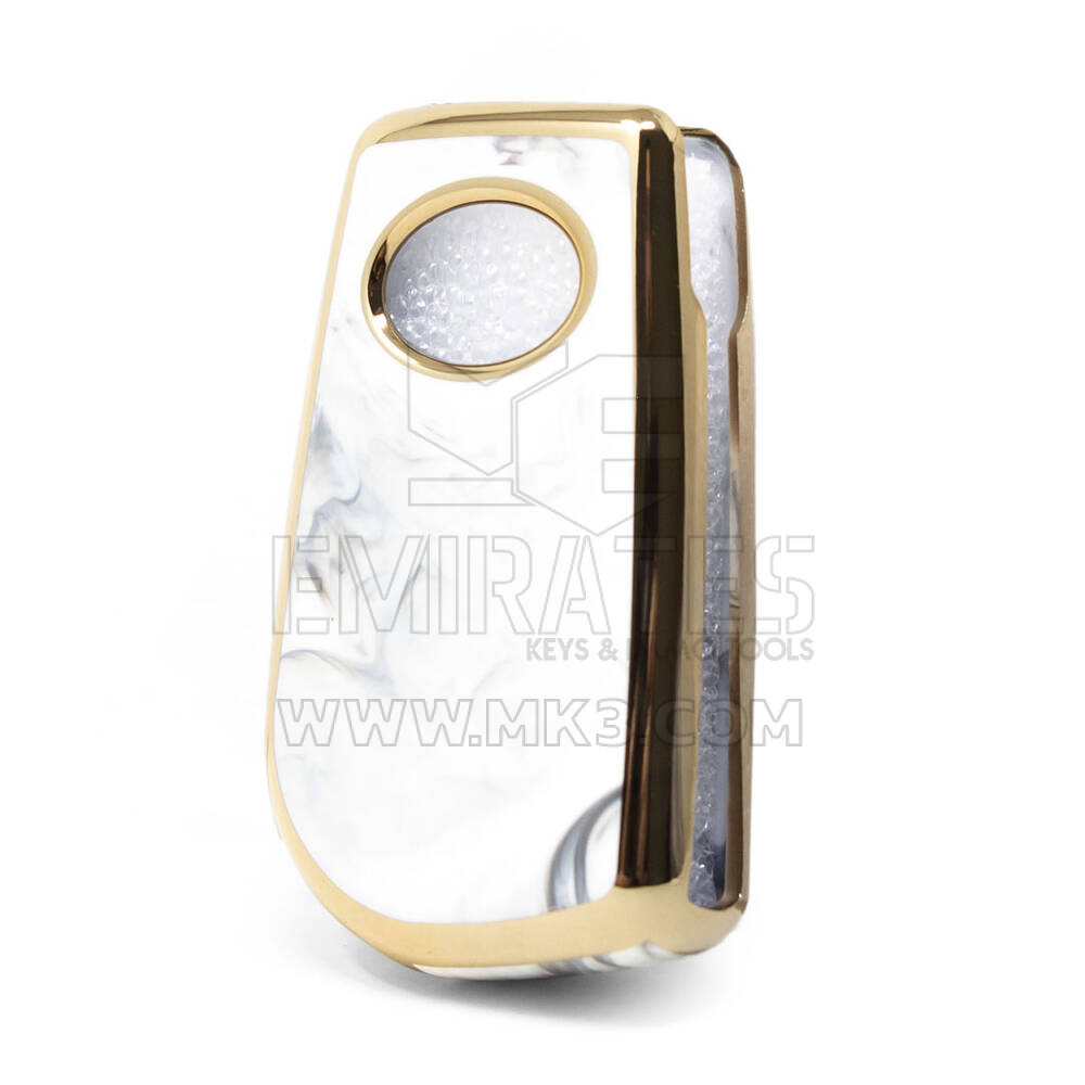 Capa Nano Mármore Toyota Flip Remote Key 4B Branco TYT-C12J4 | MK3