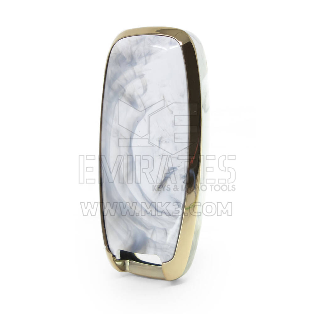 Cover Nano Marble per chiave telecomando Nissan 3B bianca NS-C12J3 | MK3