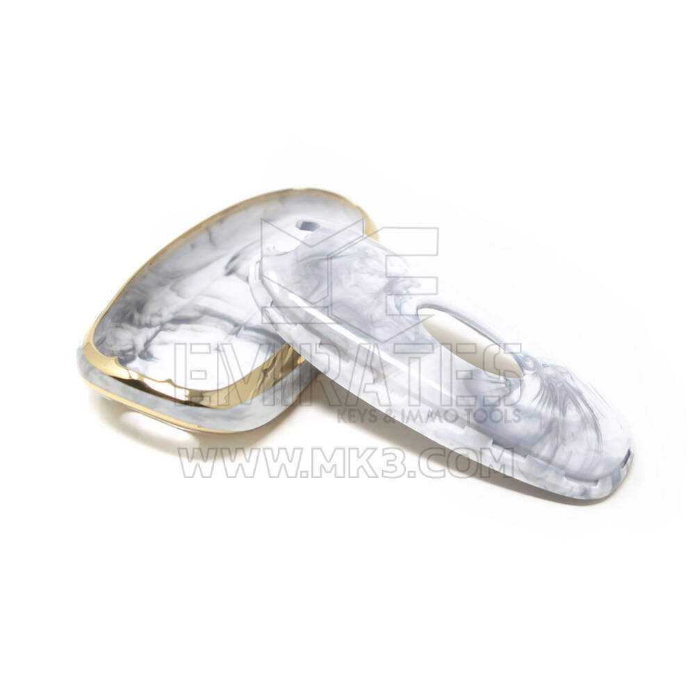 New Aftermarket Nano High Quality Marble Cover For Hyundai Remote Key 8 Buttons White Color HY-H12J8 | Emirates Keys