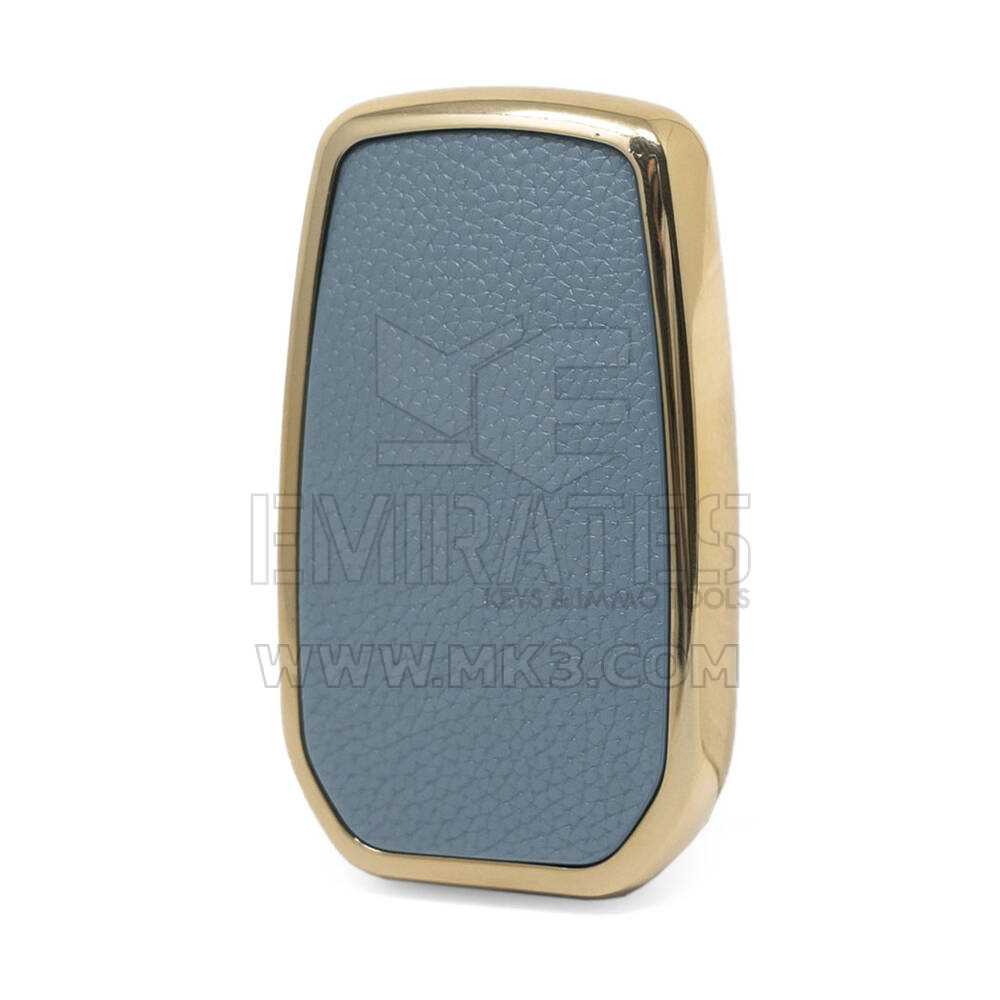Capa de couro Nano Gold para Toyota Key 2B cinza TYT-A13J2 | MK3