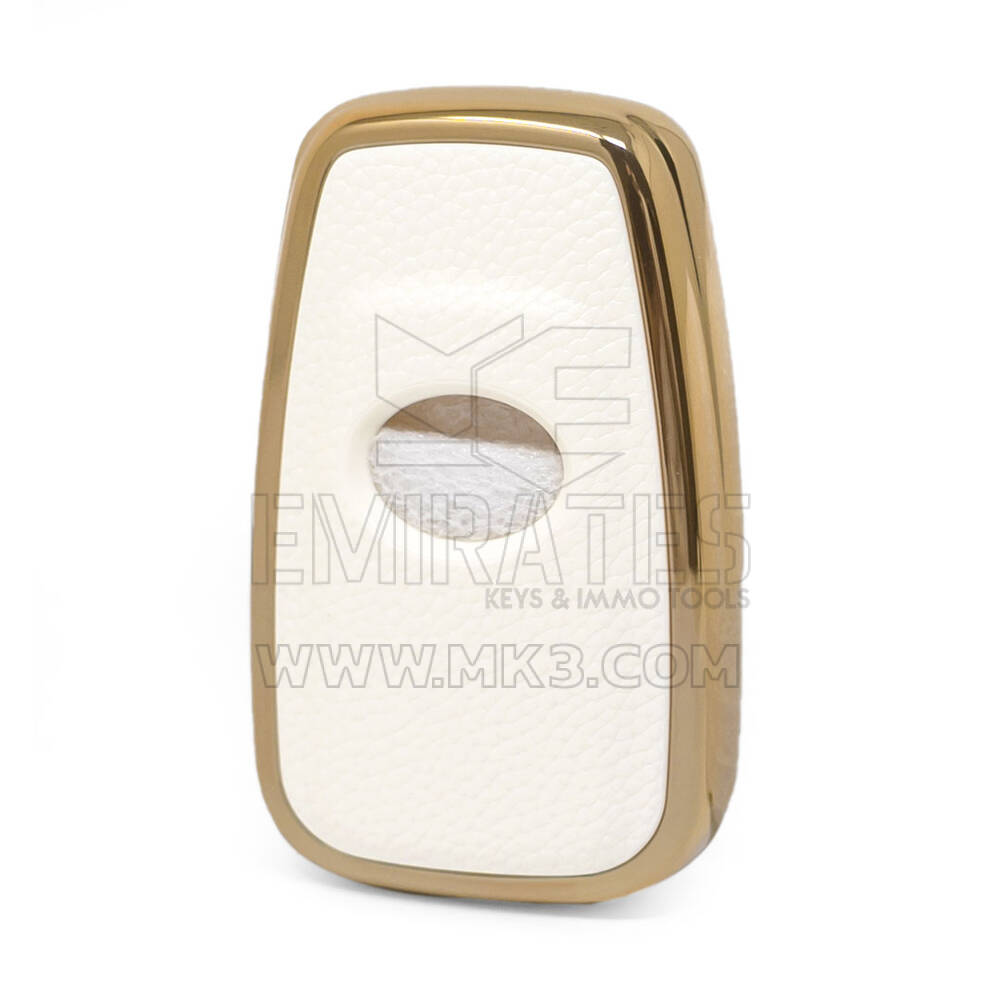 Capa de couro nano ouro para Toyota Key 2B branco TYT-B13J2 | MK3