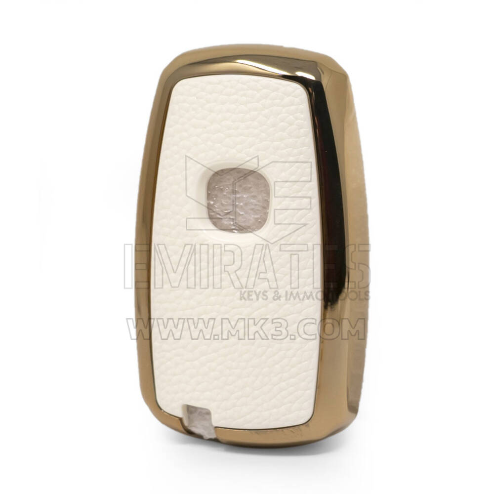 Nano Gold Leather Cover Changan Remote Key 3B White CA-A13J | MK3
