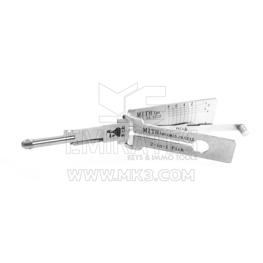 Original Lishi MIT8 GM15.19.SZ12 for Mitsubishi (Ignition) | MK3