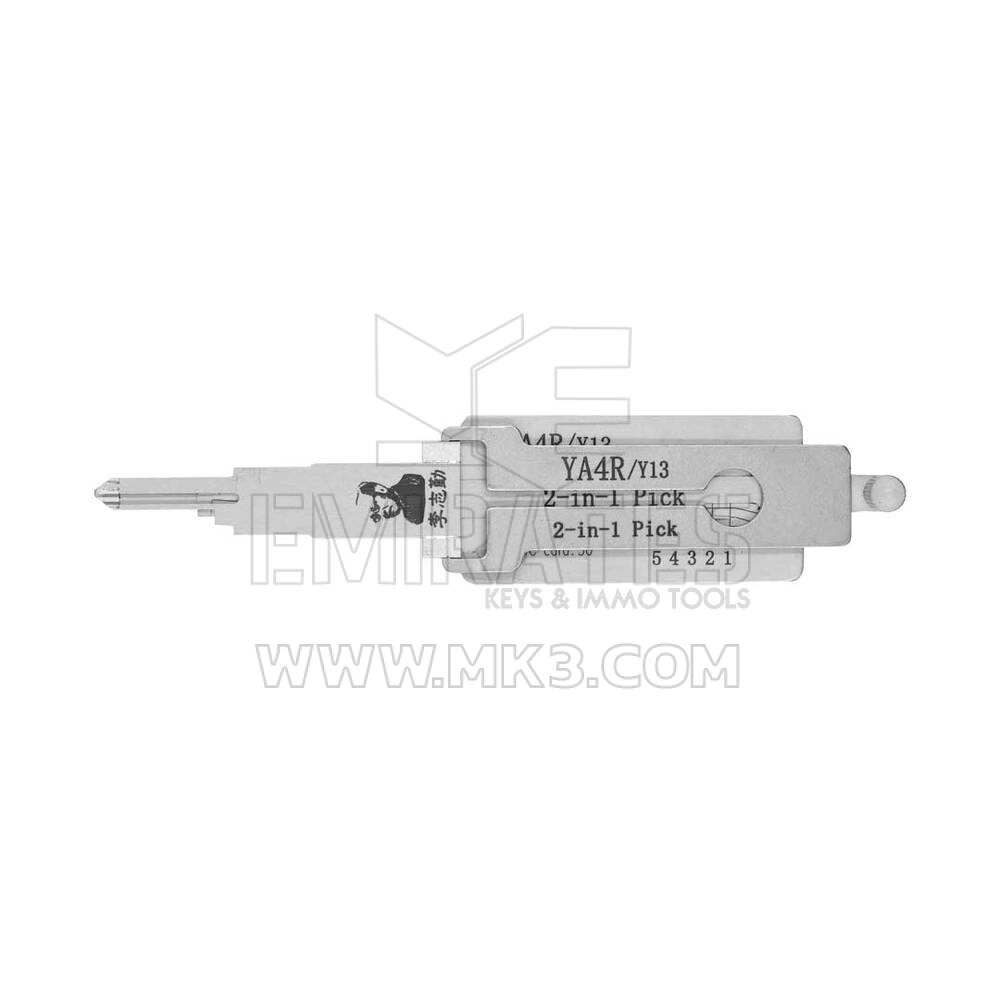Original Lishi YA4R / Y13 2-in-1 Decoder and Pick for Roof Racks, Cabinet Locks and More