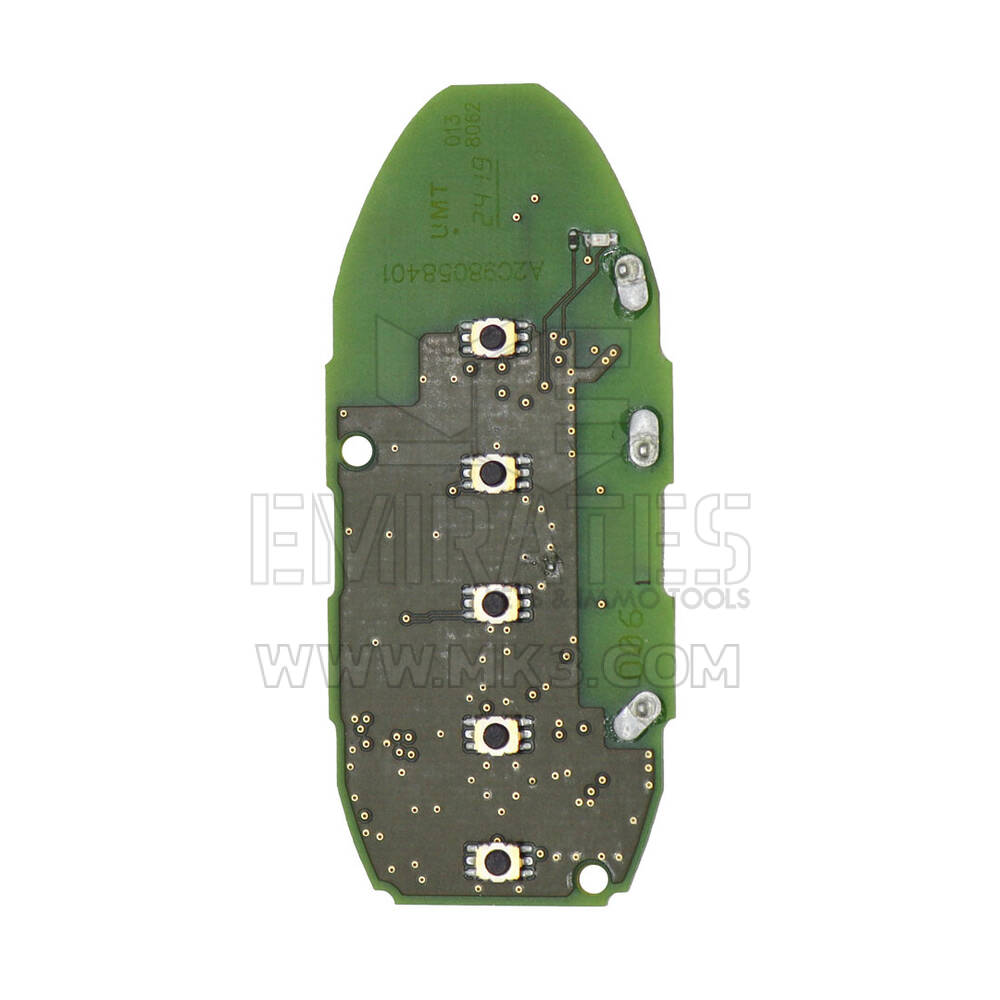 Chiave telecomando originale Nissan Rogue 2021-2022 PCB 5 pulsanti 433 MHz Numero parte OEM: 285E3-6TA7B / 285E3-6XR7A Con guscio aftermarket - FCCID: KR5TXN4 | Chiavi degli Emirati