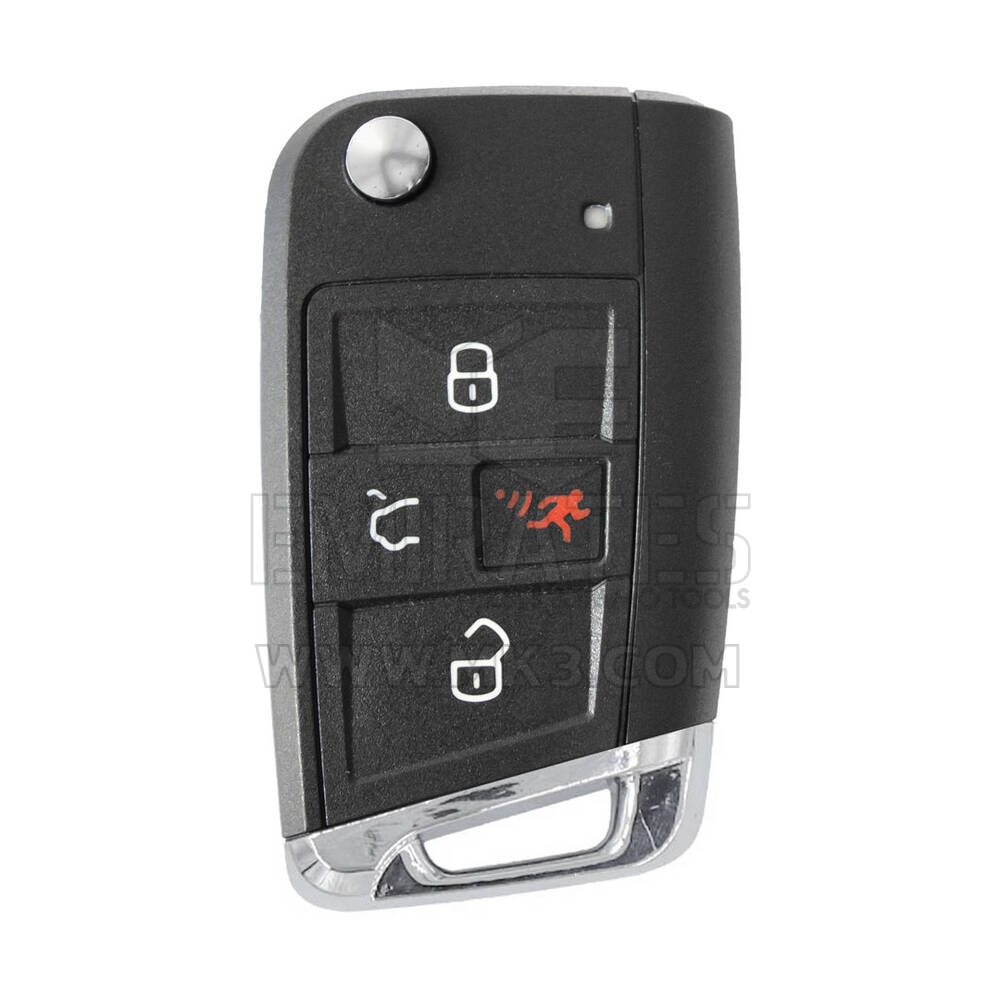 Volkswagen Golf MQB 2015 Flip Remote Key Shell 3+1 Buttons