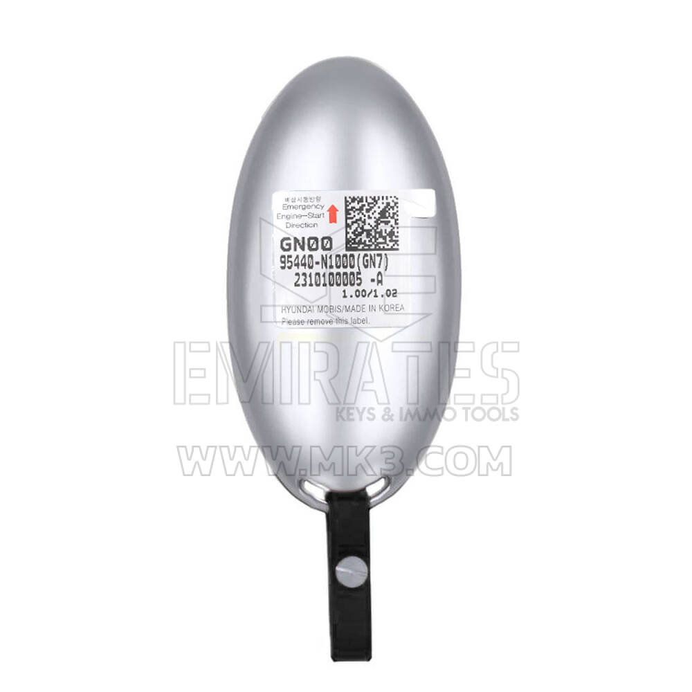 Nuova chiave telecomando intelligente originale/OEM Hyundai Grandeur 2023 4+1 pulsanti 433 MHz Numero parte OEM: 95440-N1000, 95440N1000 | Emirates Keys