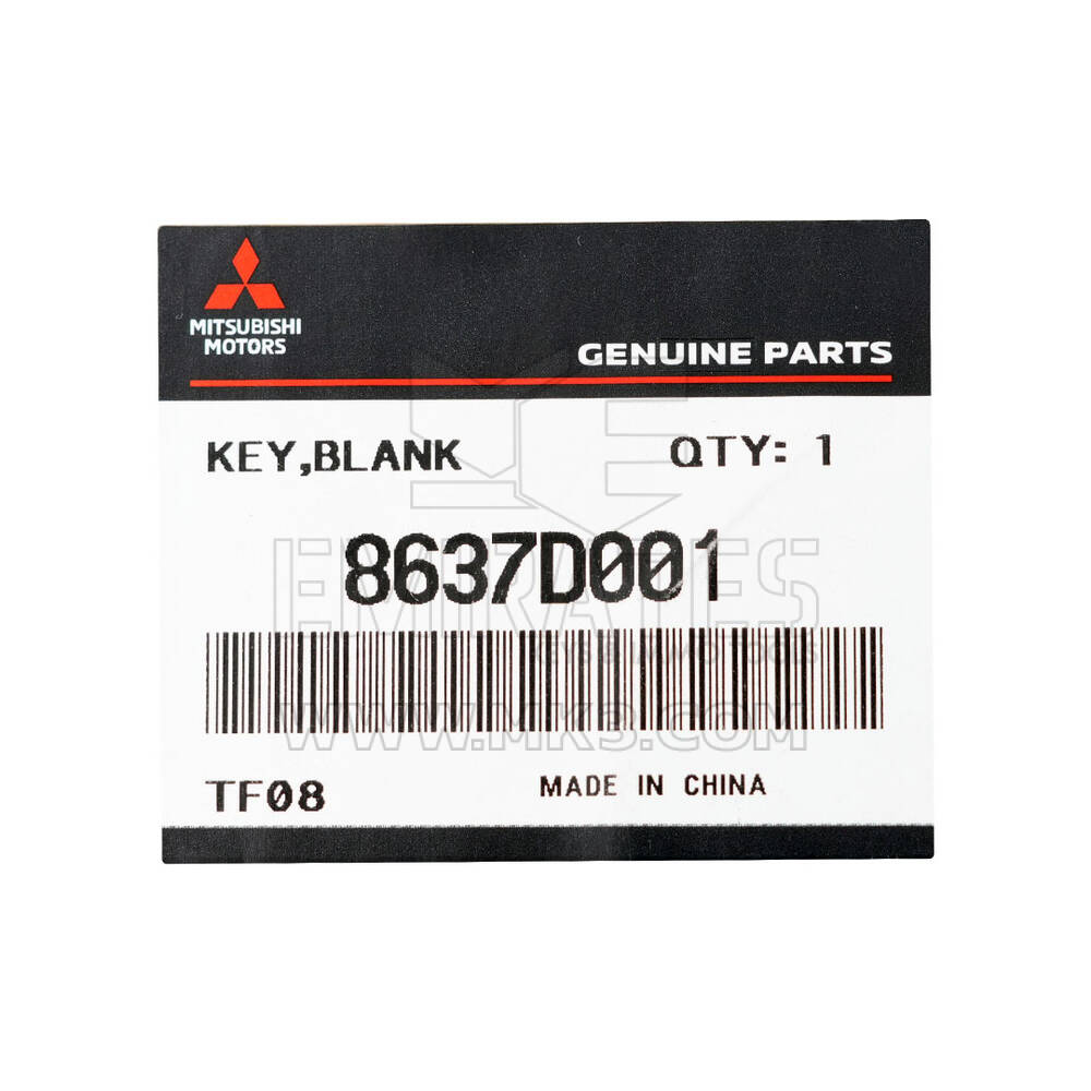 Yeni Mitsubishi Pajero Montero Sport 2022 Orijinal / OEM Akıllı Uzaktan Anahtar 3 Düğme 433MHz OEM Parça Numarası: 8637D001 / 285E3W580P | Emirates Keys