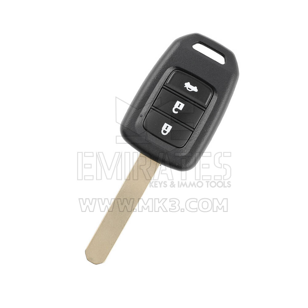 Chave remota original Honda 3 botões 433MHz ID 47 Transponder 35118-T2A-A30