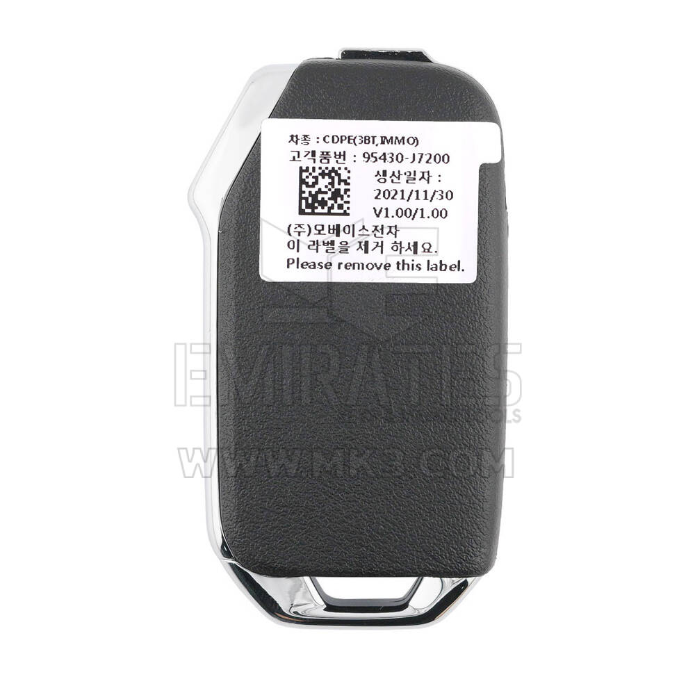 New KIA Ceed 2022 Genuine / OEM Flip Remote Key 3 Buttons 433MHz OEM Part Number: 95430-J7200, 95430J7200 | Emirates Keys