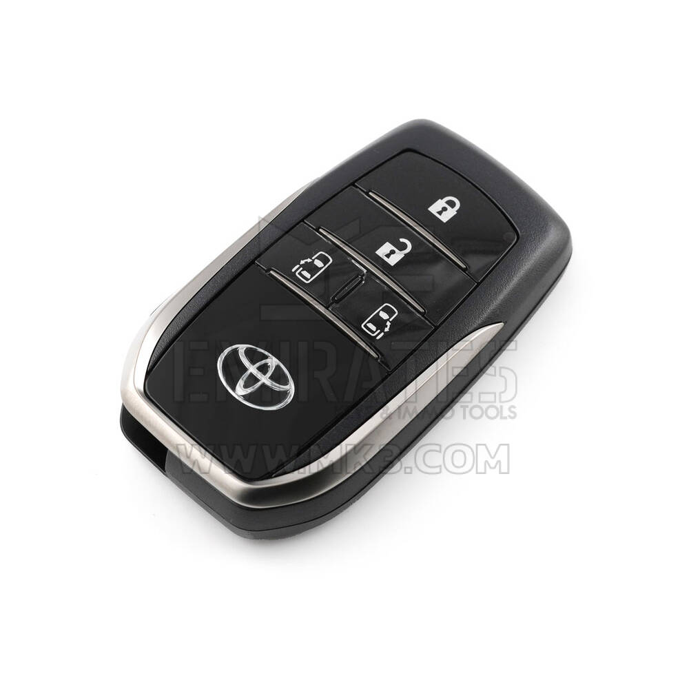 Novo Toyota Hiace 2019-2023 Chave remota inteligente genuína / OEM 4 botões 433 MHz Número de peça OEM: 8990H-26061/ 8990H-26060 - ID FCC: B3J2K2R | Chaves dos Emirados