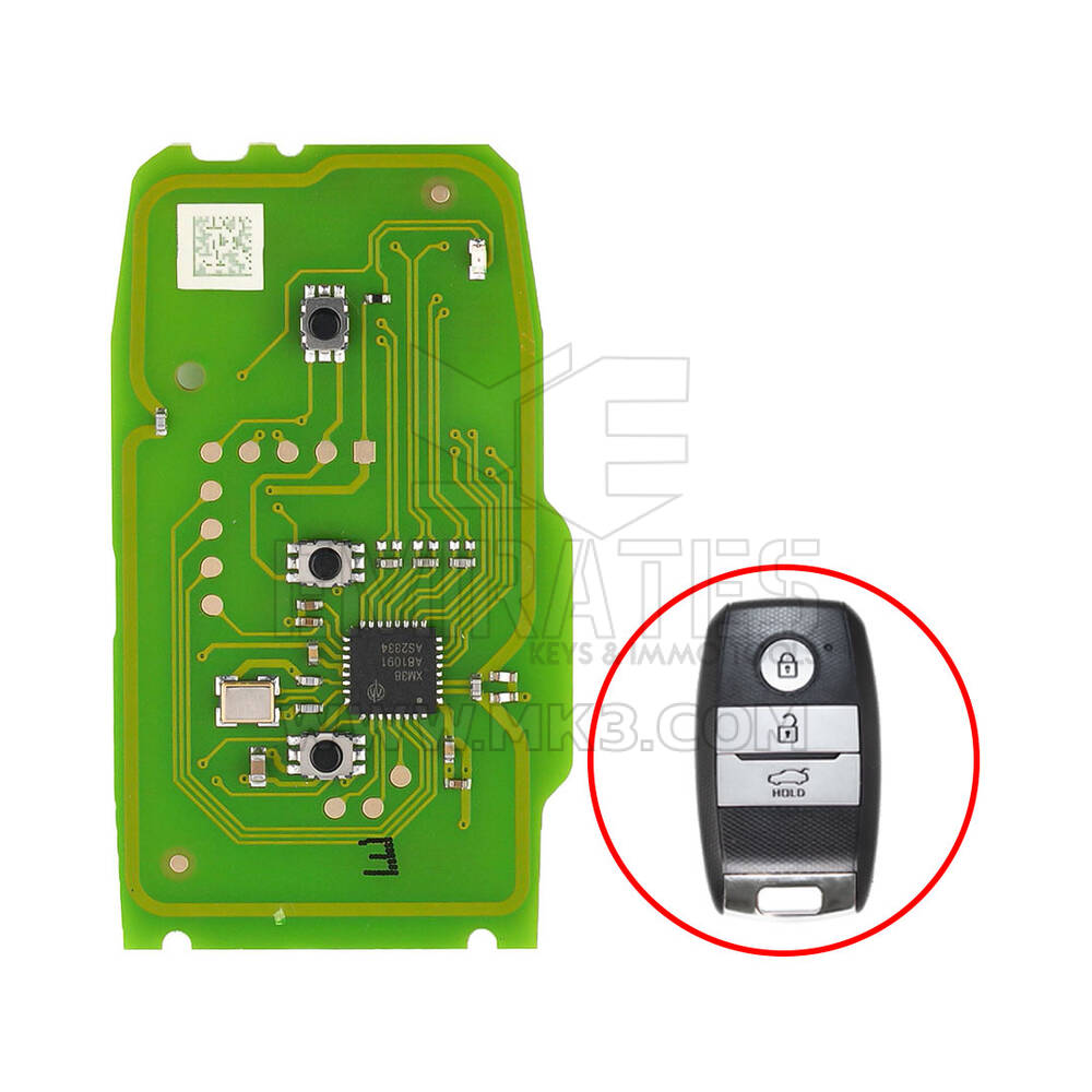 Xhorse Special PCB Remote Key 3 Buttons Exclusively for Hyundai & Kia XZKA81EN