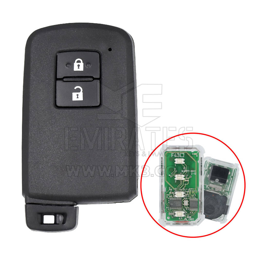 Toyota Rav4 2014 GCC Smart Remote Key Shell 2 Buttons