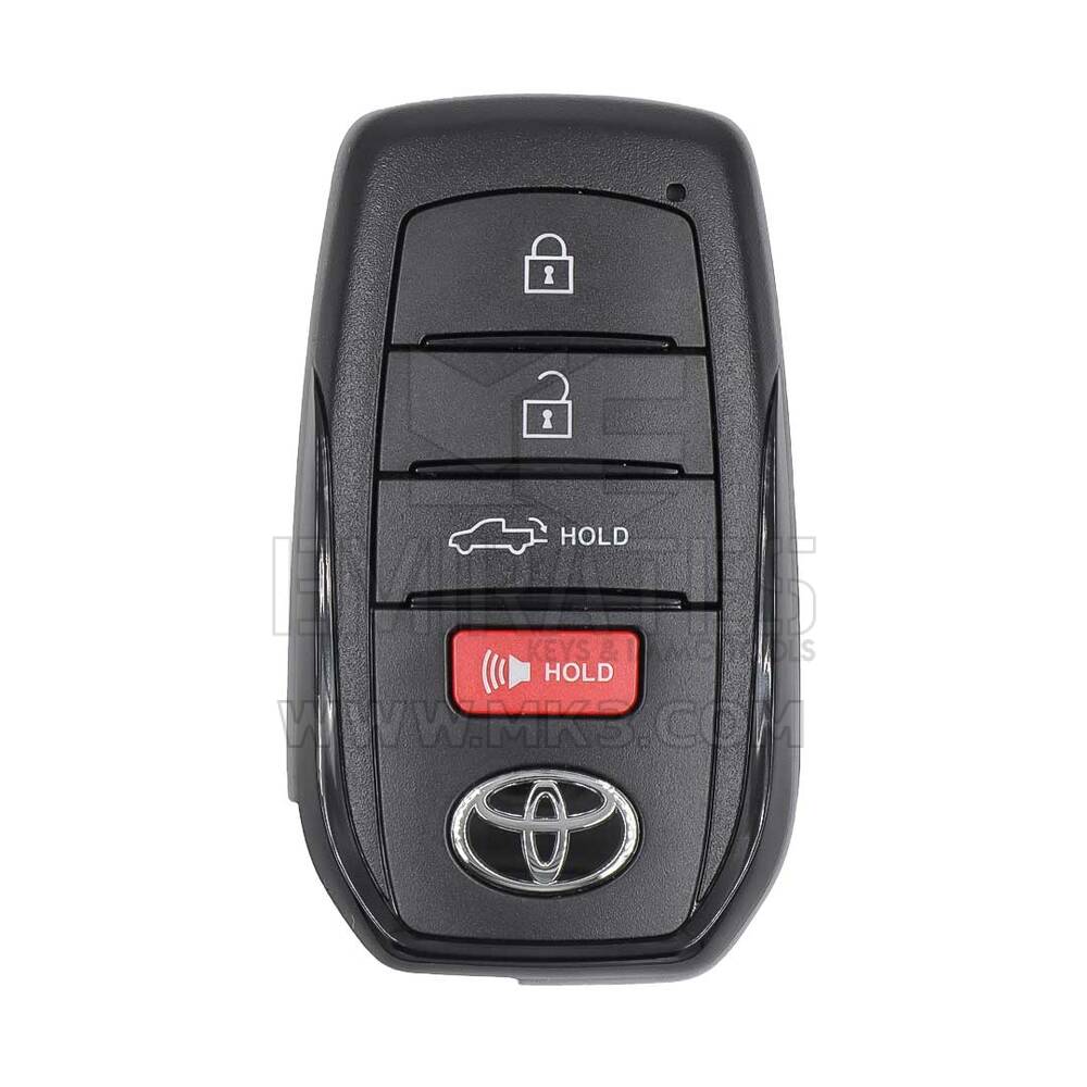 Chave remota inteligente original Toyota Tundra 2022 com 3+1 botões, 312,11/314,35 MHz, 8990H-0C010 / 8990H-0C011