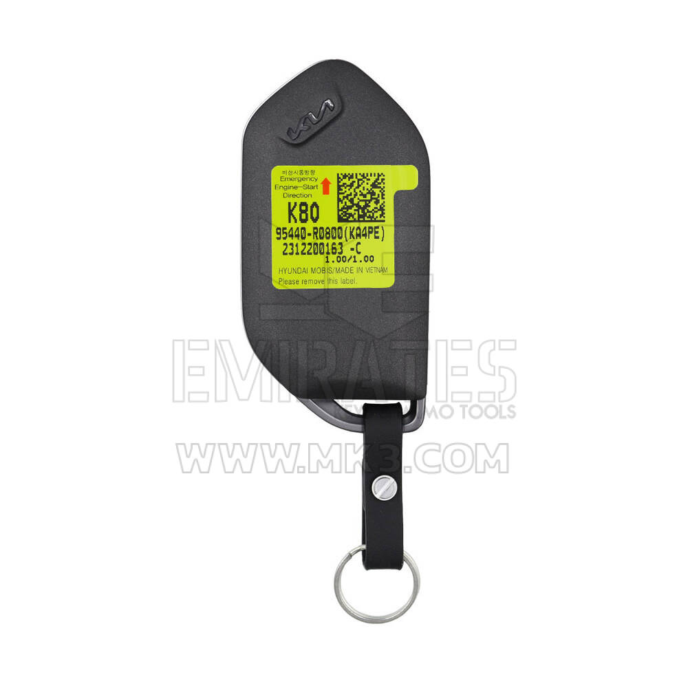 Clé télécommande intelligente d'origine pour Kia Carnival 2024, 4+1 boutons, 433 MHz. Référence OEM : 95440-R0800, 95440R0800 | Emirates Keys