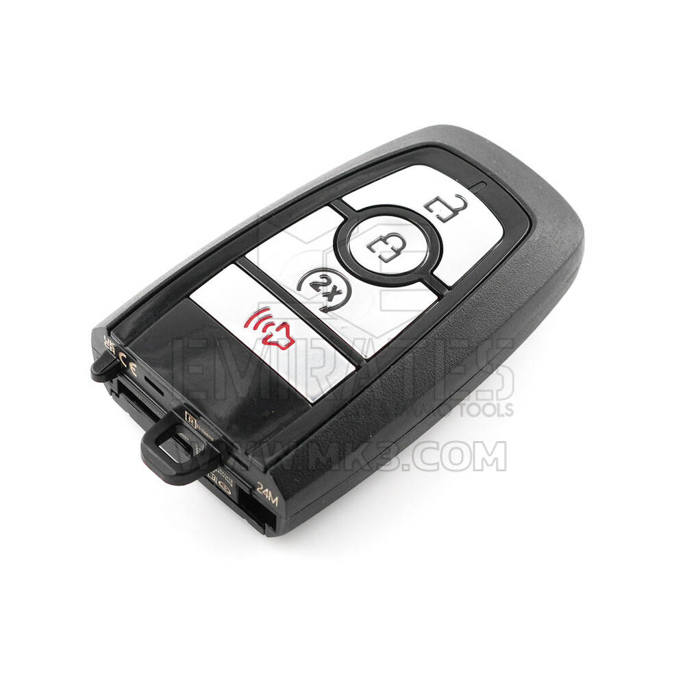Подержанный Ford F150 2023, оригинальный интеллектуальный дистанционный ключ, 3+1 кнопки, 434 МГц OEM номер детали: PR3T-15K601-AA, идентификатор FCC: M3N-A3C0108397 | Ключи Эмирейтс