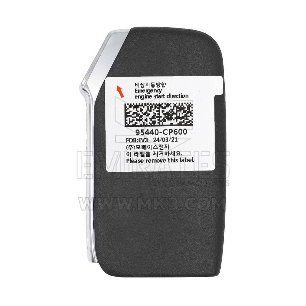 Nouvelle clé à distance intelligente Kia d'origine/OEM 2 boutons 433 MHz Numéro de pièce OEM : 95440-CP600, 95440CP600 | Clés des Émirats