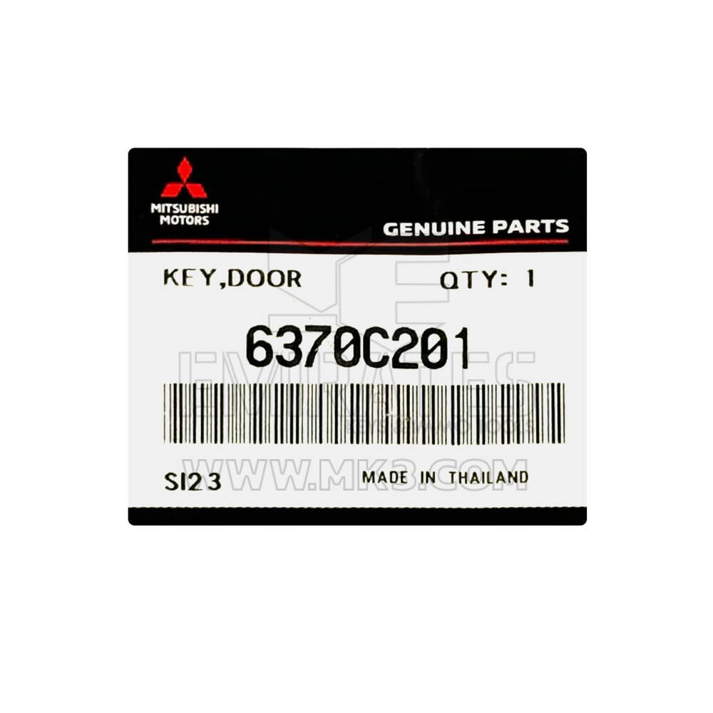 New Mitsubishi L200 2019 Genuine / OEM Remote Key 2 Buttons 433MHz OEM Part Number: 6370C201 | Emirates Keys