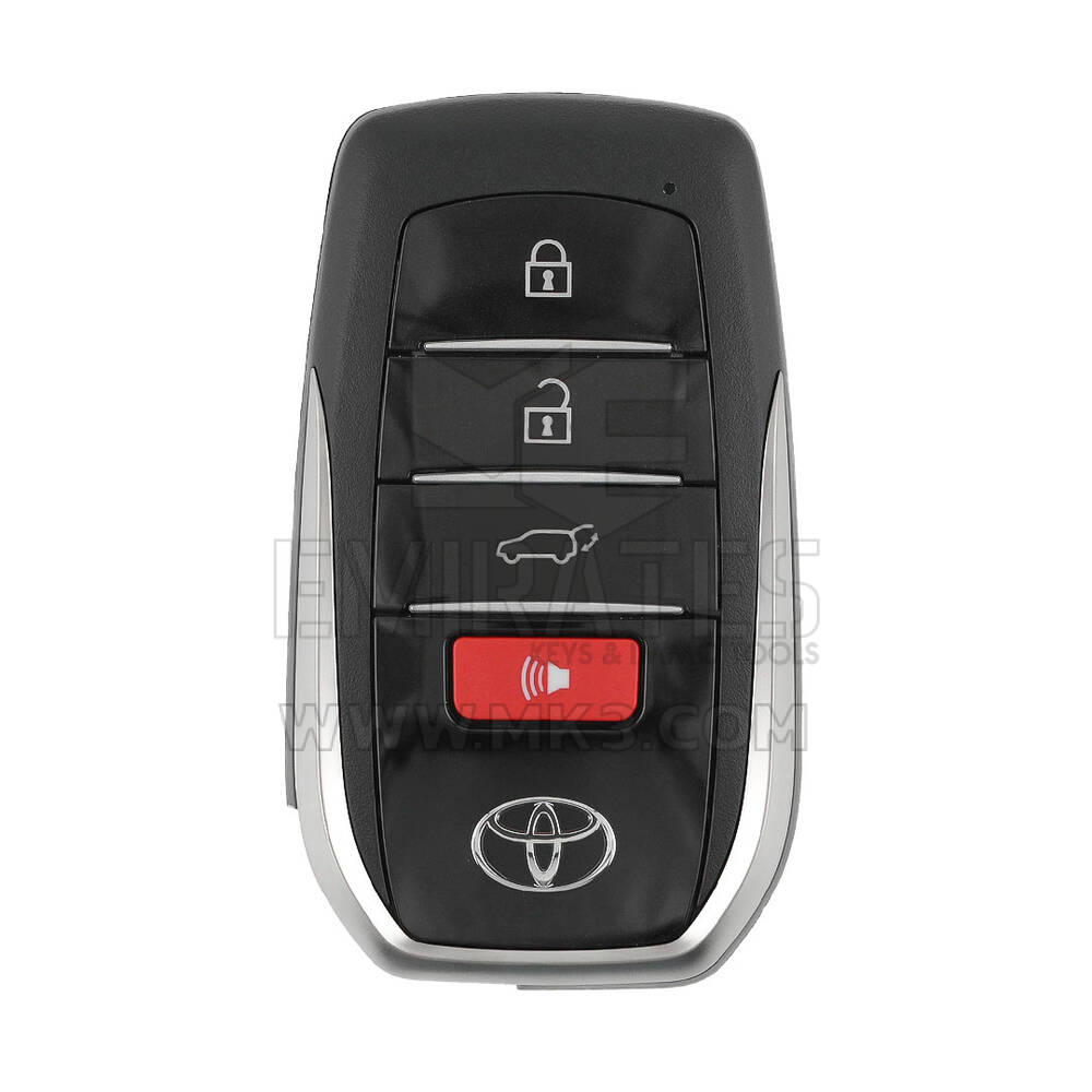 Toyota Land Cruiser GR 2022-2024 Chave Remota Inteligente Genuína 3+1 Botões 433,58/434,42 MHz 8990H-60401 / 8990H-60421