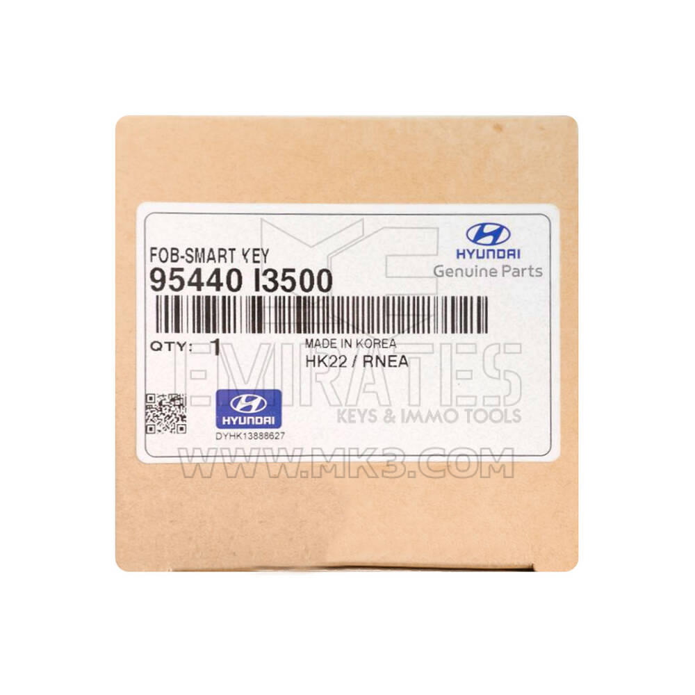 New Hyundai Genuine / OEM smart Remote Key 3 Buttons 433MHz OEM Part Number: 95440-I3500, 95440I3500  | Emirates Keys