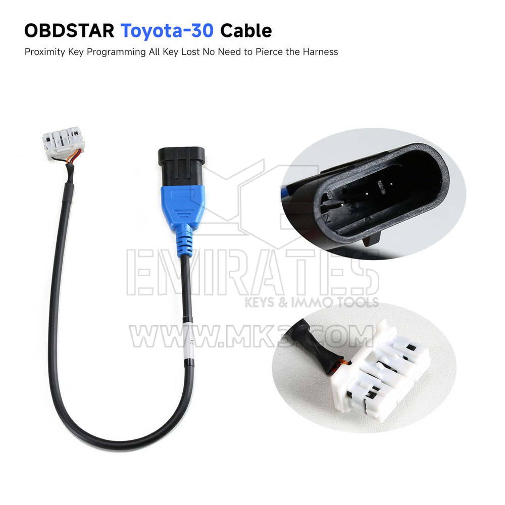 Kit OBDSTAR Toyota-30 V2 incluindo cabo CAN DIRECT | MK3