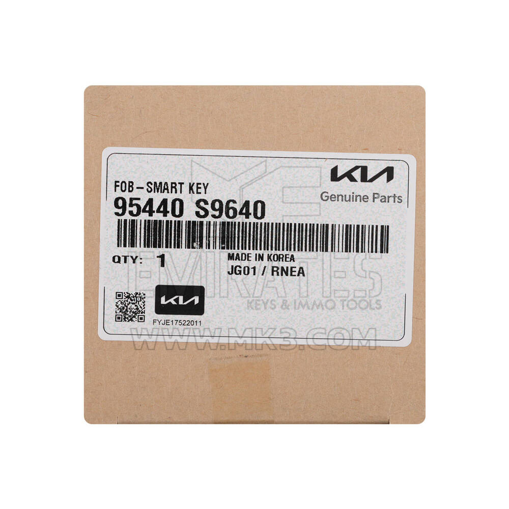 New Kia Telluride 2024 Genuine / OEM Smart Remote Key 4+1 Buttons 433MHz OEM Part Number: 95440-S9640, 95440S9640 | Emirates Keys