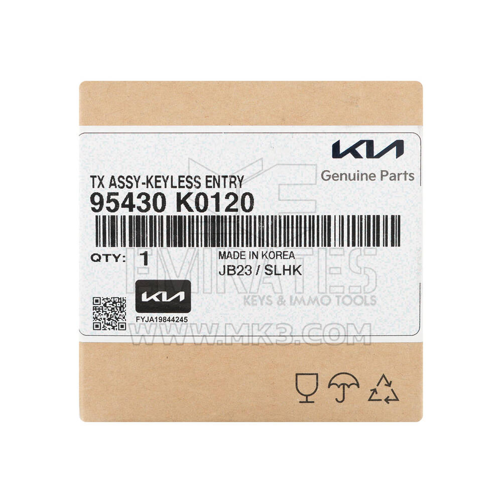 New Kia Soul 2023 Genuine / OEM Flip Remote Key 2+1 Buttons 433MHz OEM Part Number: 95430-K0120, 95430K0120 | Emirates Keys