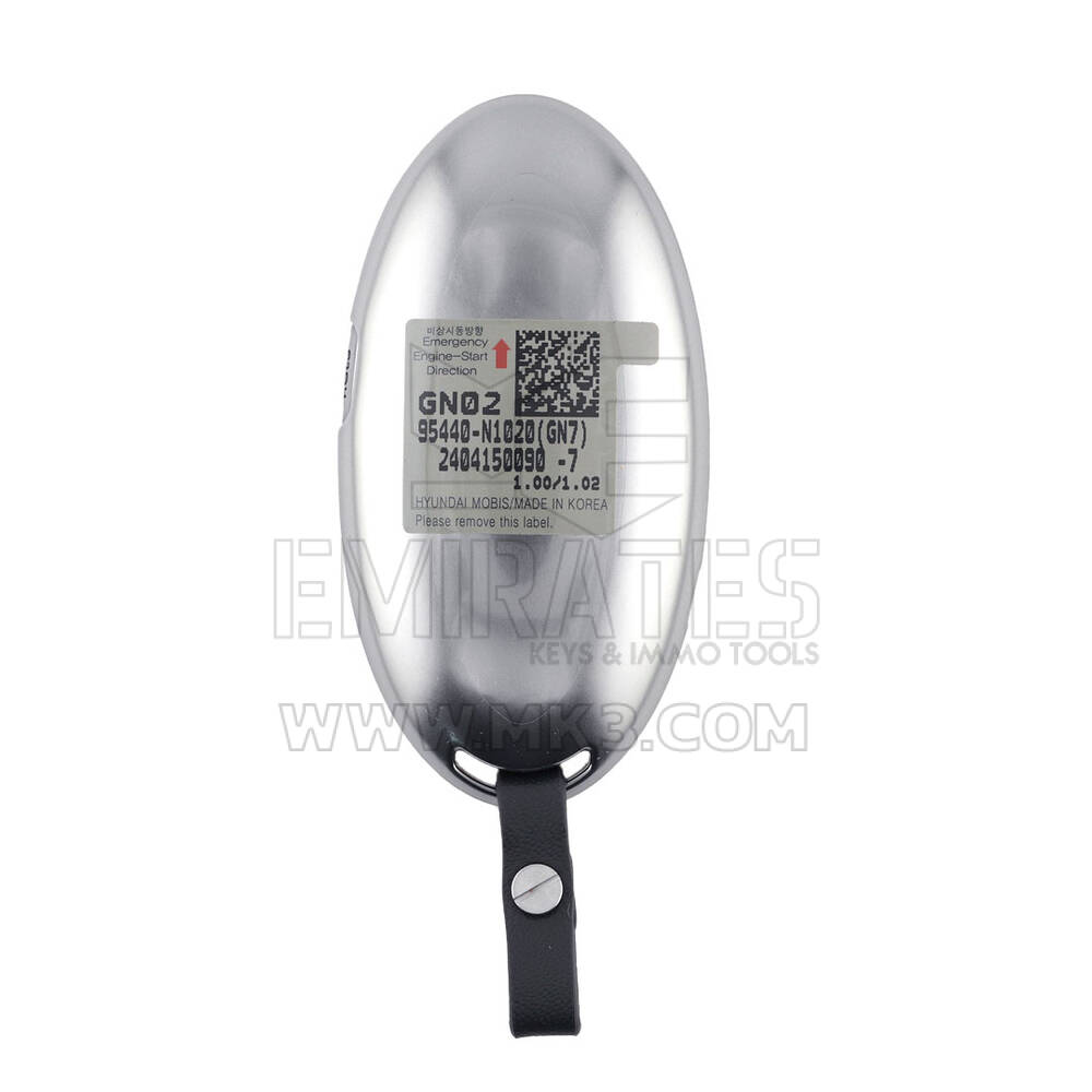 Nuova chiave telecomando intelligente originale/OEM Hyundai Grandeur 2024 a 4 pulsanti 433 MHz. Numero parte OEM: 95440-N1020, 95440N1020 | Emirates Keys