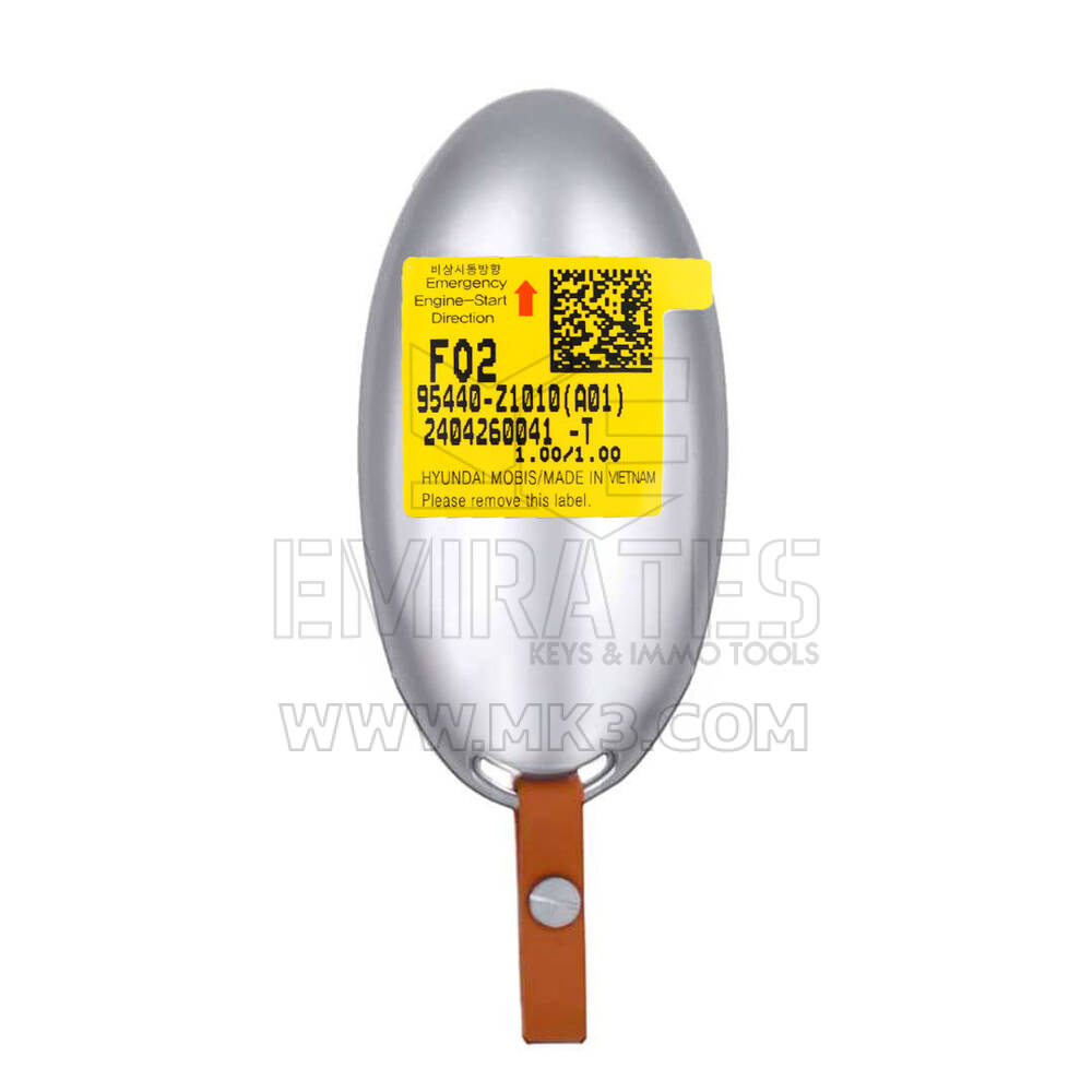 Nuova chiave telecomando intelligente originale Hyundai / OEM 6+1 pulsanti 433 MHz Codice articolo OEM: 95440-Z1010, 95440Z1010 | Chiavi degli Emirati