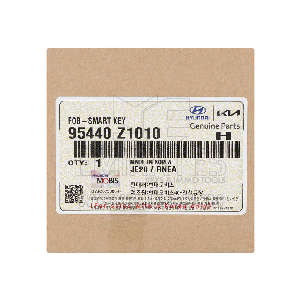 New Hyundai Genuine / OEM Smart Remote Key 6+1 Buttons 433MHz OEM Part Number: 95440-Z1010, 95440Z1010 | Emirates Keys