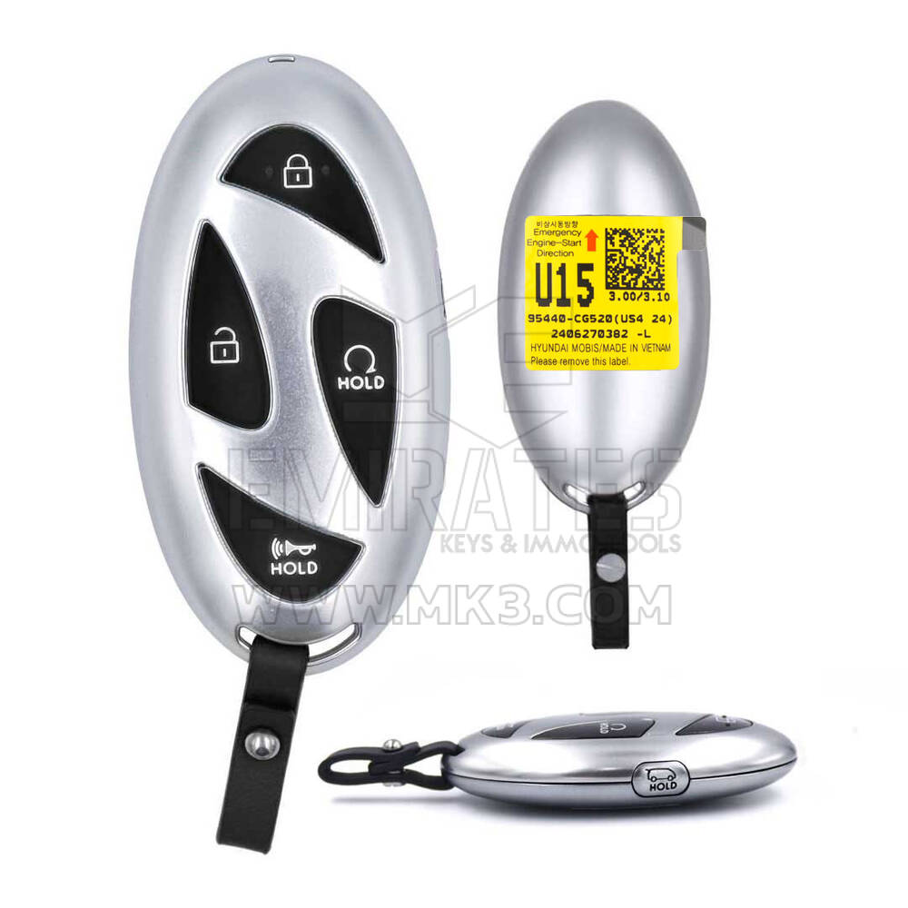 Hyundai Staria 2024 Chiave telecomando intelligente originale 4+1 pulsanti 433 MHz 95440-CG520