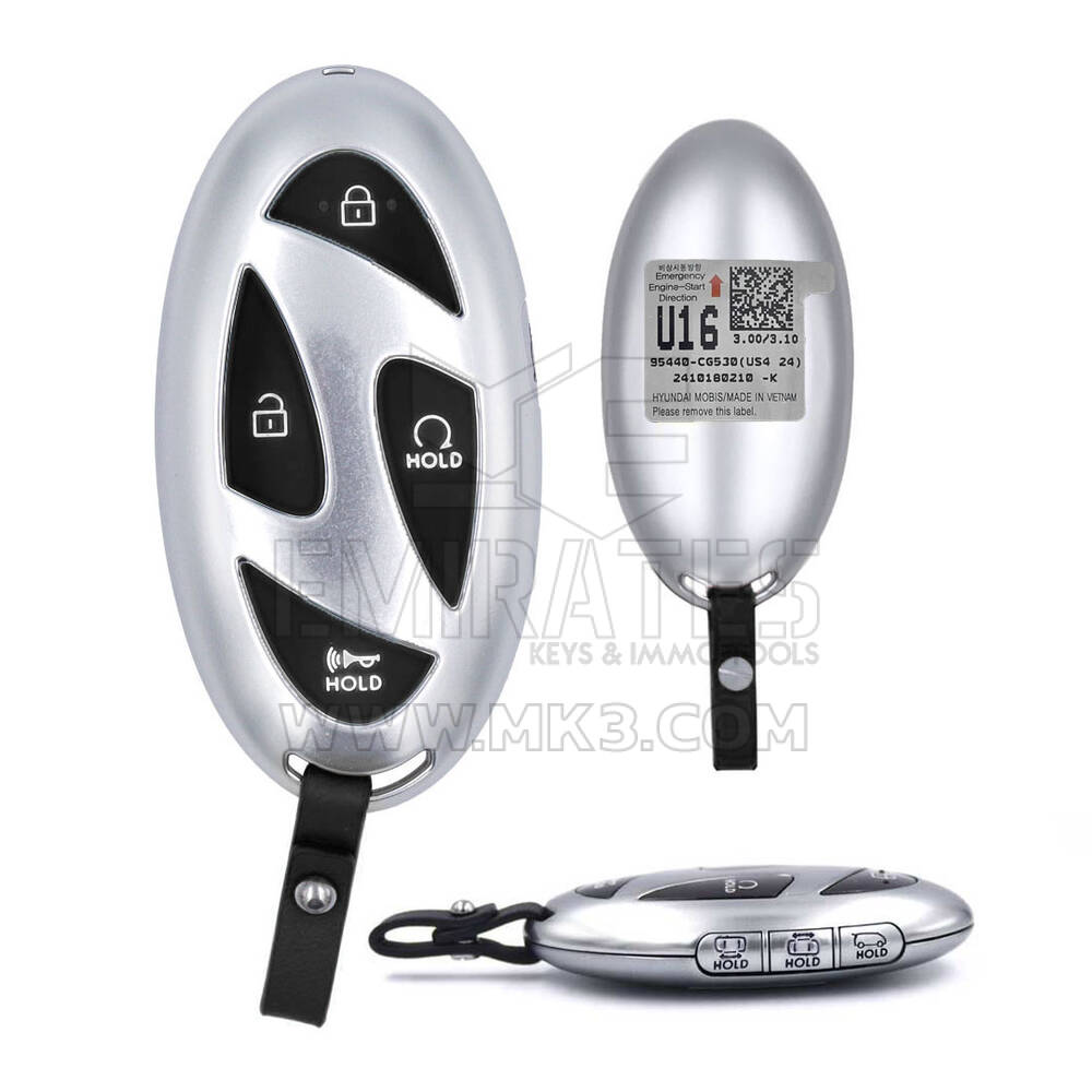 Hyundai Staria 2024 Chiave telecomando intelligente originale 6+1 pulsanti 433 MHz 95440-CG530