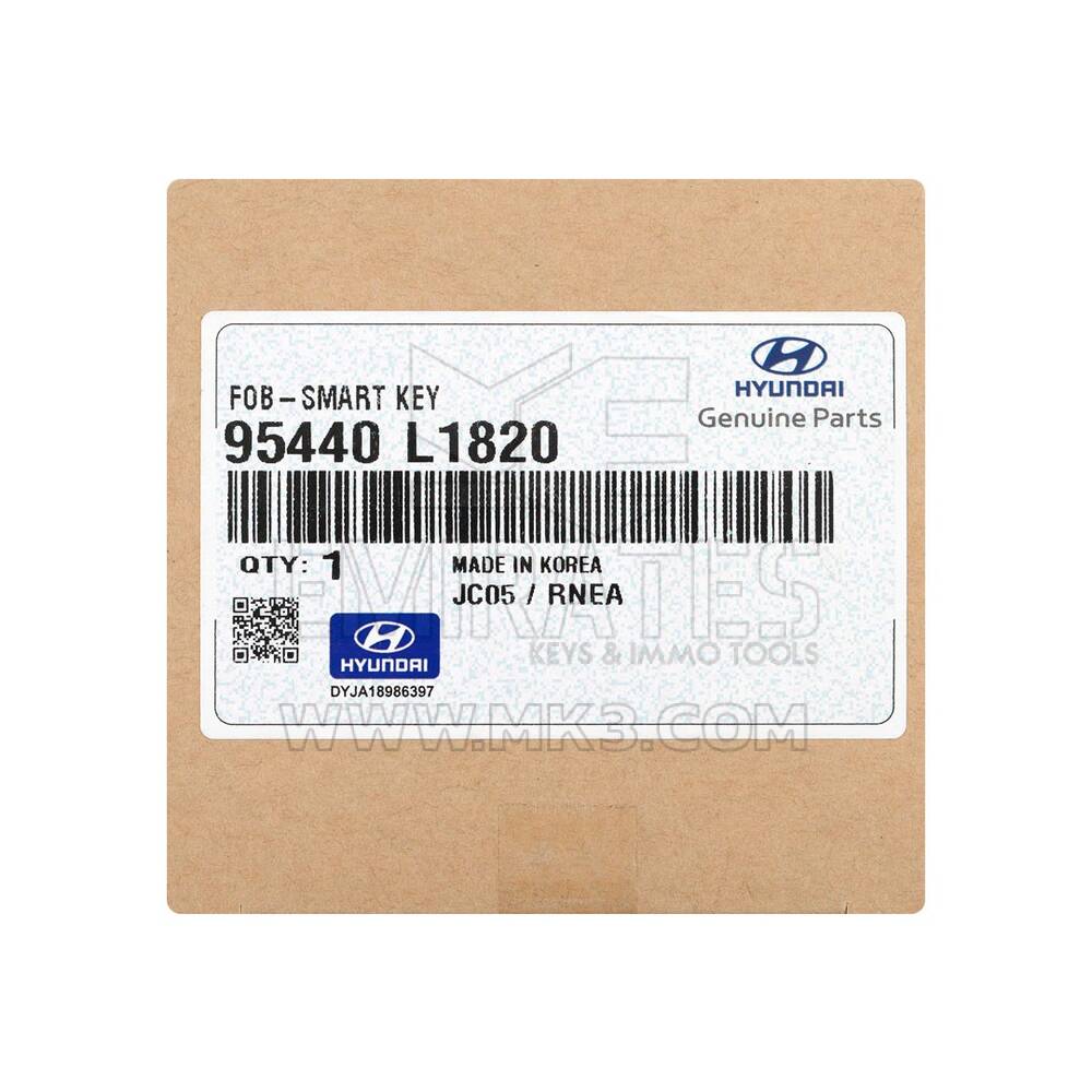 New Hyundai Sonata 2024 Genuine / OEM Smart Remote Key 6 Buttons 433MHz OEM Part Number: 95440-L1820, 95440L1820 | Emirates Keys