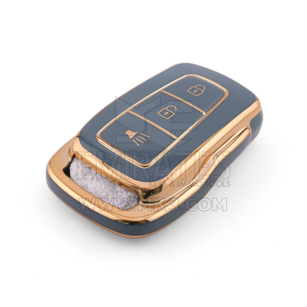 Nouvelle coque de rechange de haute qualité pour clé télécommande Proton 3 boutons couleur grise PT-C11J | Emirates Keys