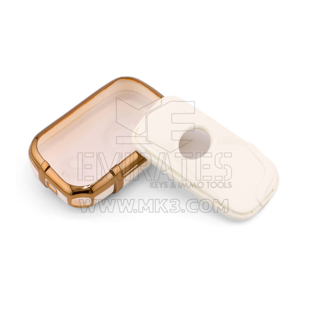 New Aftermarket Nano High Quality Cover For BYD Remote Key 3 Button White Color BYD-E11J3B | Emirates Keys