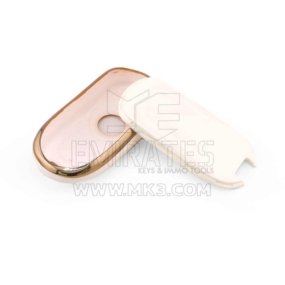 New Aftermarket Nano High Quality Cover For Buick Remote Key 4 Button White Color BK-A11J4B | Emirates Keys