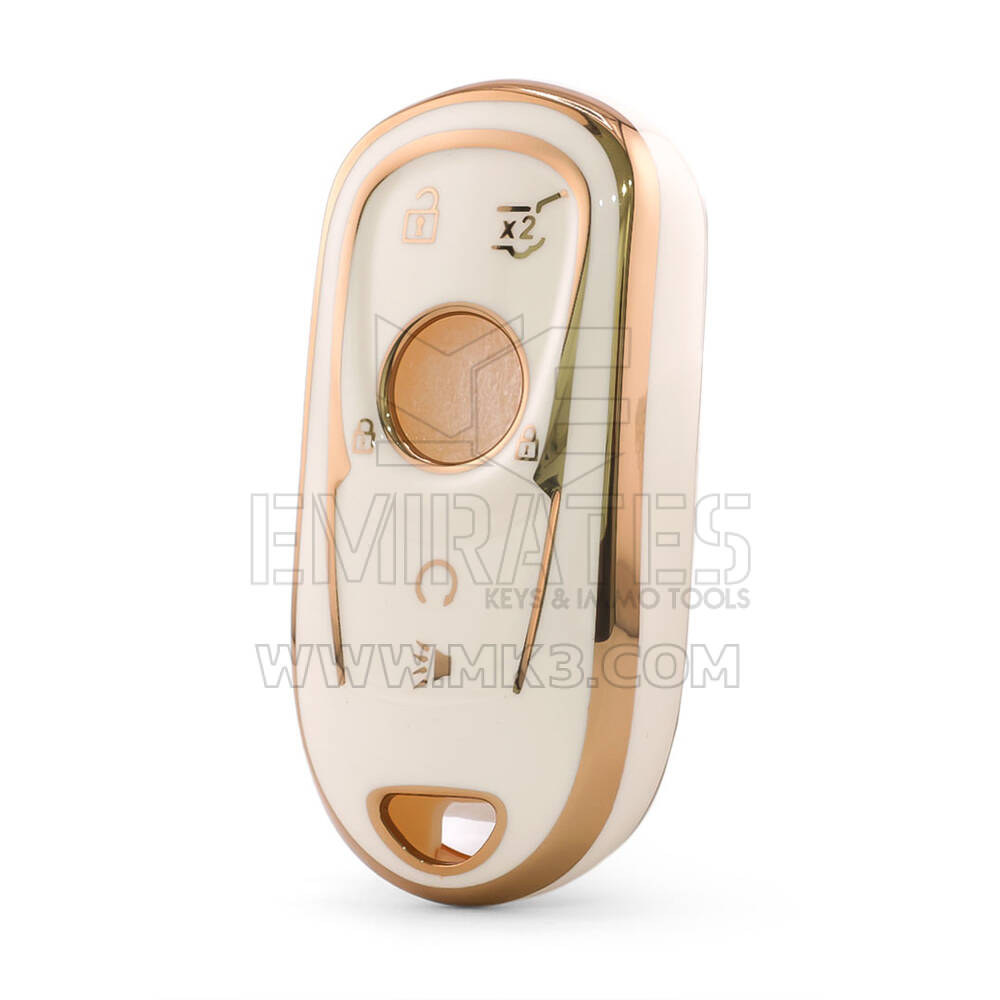 Nano High Quality Cover For Buick Remote Key 5 Button White Color BK-A11J6C