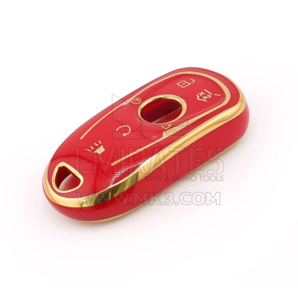New Aftermarket Nano High Quality Cover For Buick Remote Key 5 Button Red Color BK-A11J6C | Emirates Keys