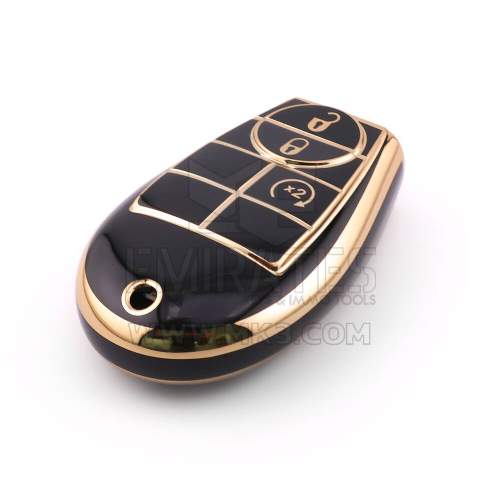 Новый высококачественный чехол Aftermarket Nano для дистанционного ключа Dodge с 3 кнопками, черный цвет Dodge-A11J3 | Emirates Keys