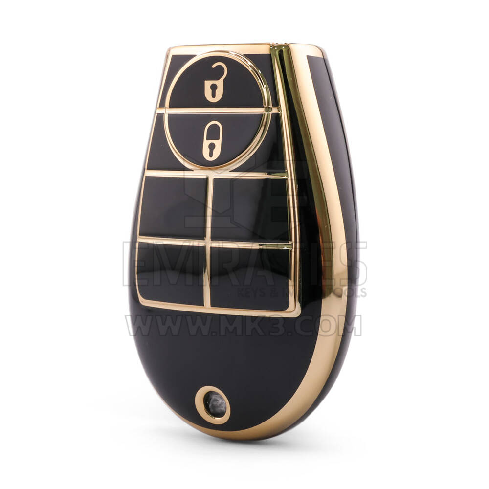 Нано Высококачественный Чехол Для Дистанционного Ключа Dodge 2 Кнопки Черный Цвет Dodge-A11J2