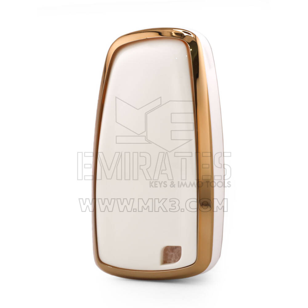 Funda nano para mando a distancia Ford de 4 botones, color blanco Ford-B11J4B | MK3