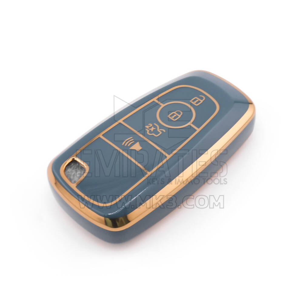 Yeni Satış Sonrası Nano Yüksek Kaliteli Kapak Ford Uzaktan Anahtar 4 Düğme Gri Renk Ford-B11J4B | Emirates Keys