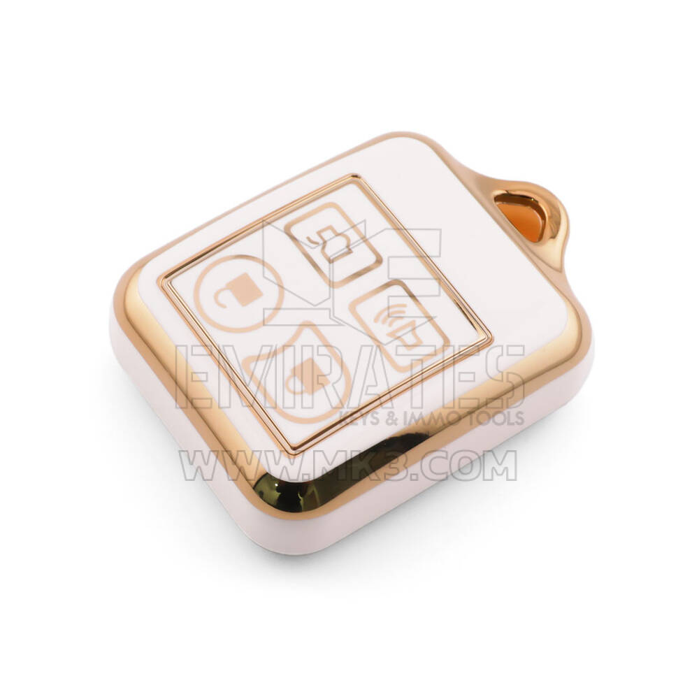 Nueva funda de repuesto Nano de alta calidad para llave remota Ford de 4 botones, color blanco, Ford-M11J4 | Emirates Keys