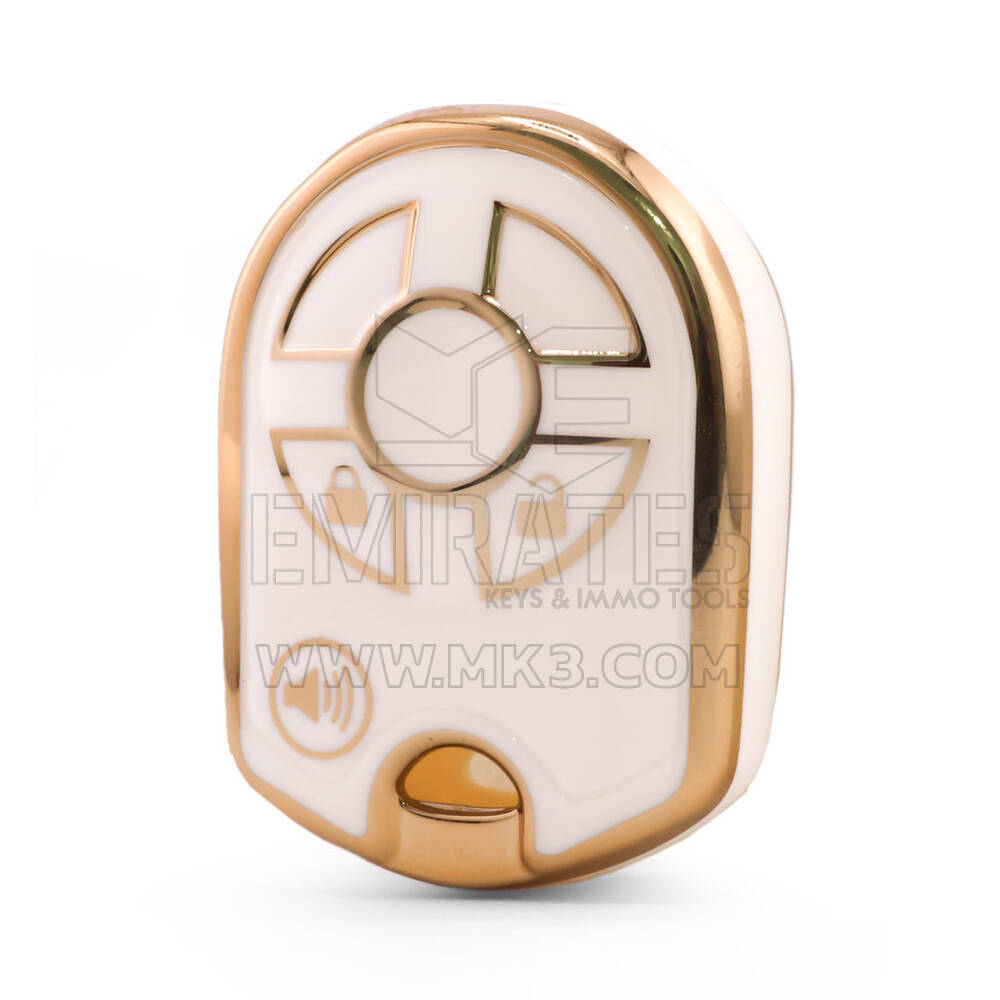 Nano Yüksek Kaliteli Kapak Ford Uzaktan Anahtar 3 Düğme Beyaz Renk Ford-K11J3