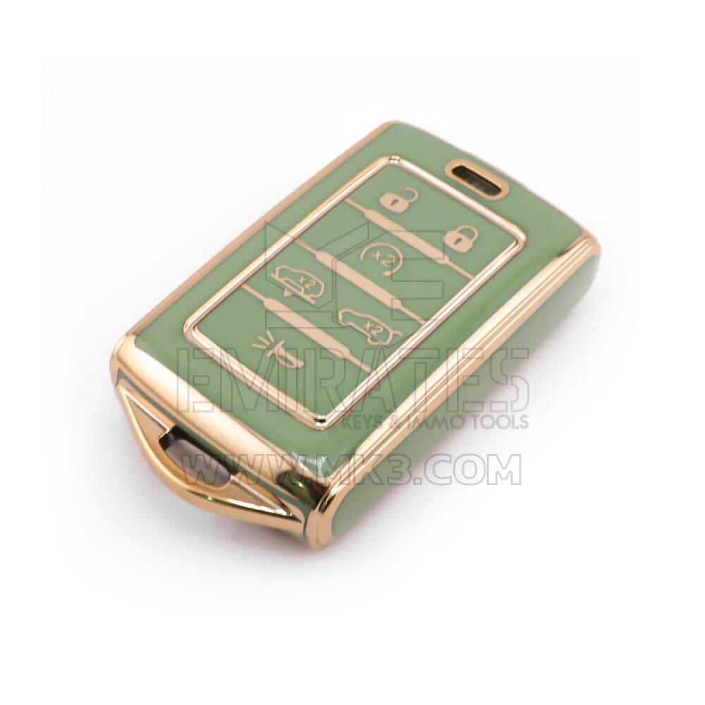 Новый высококачественный чехол Aftermarket Nano для дистанционного ключа Jeep с 6 кнопками, зеленый цвет Jeep-E11J6 | Emirates Keys