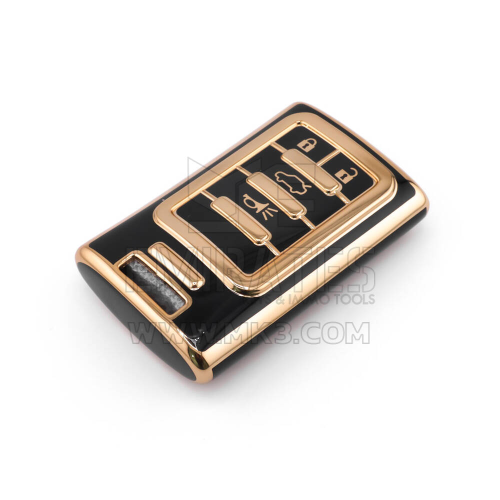 غطاء نانو عالي الجودة جديد من ما بعد البيع لمفتاح كاديلاك ريموت 4 أزرار باللون الأسود CDLC-C11J4 | مفاتيح الإمارات